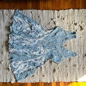 Dainty Floral Frolic Friendly Fairy Patchwork Tunic Tank Dress